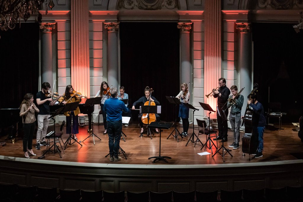 Repetitie Academy of the Concertgebouw Orchestra