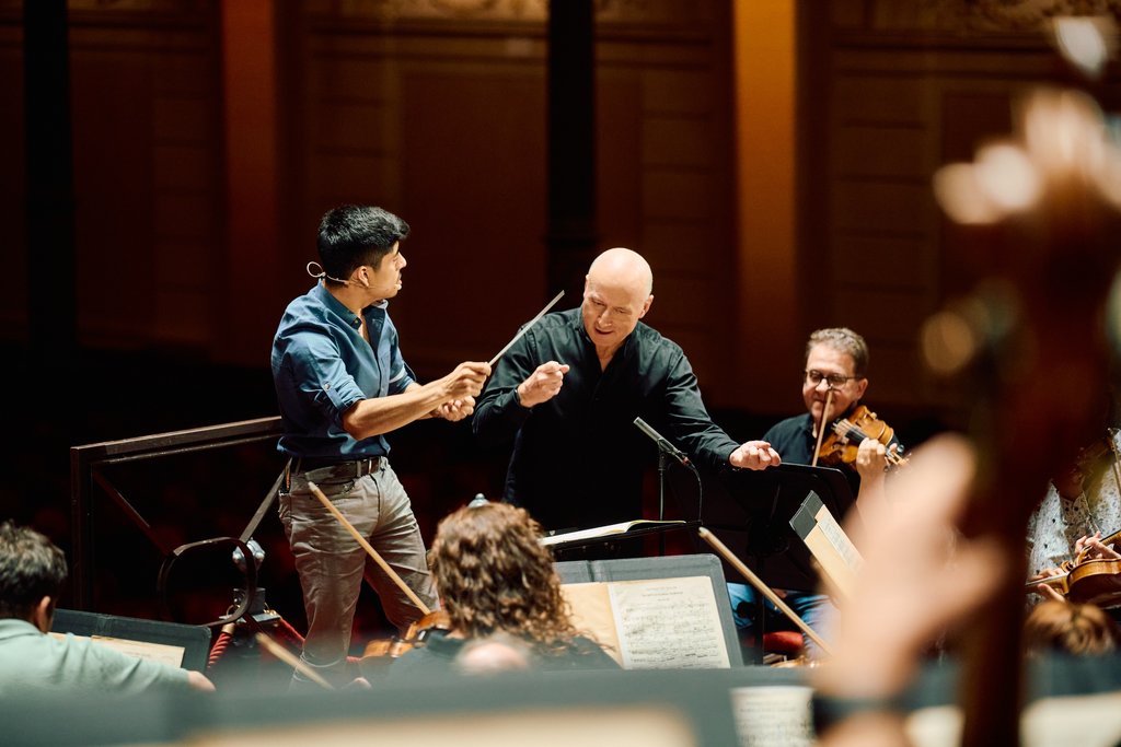 Ammodo Conducting Masterclass, Dayner Tafur-Diaz and Paavo-Jarvi