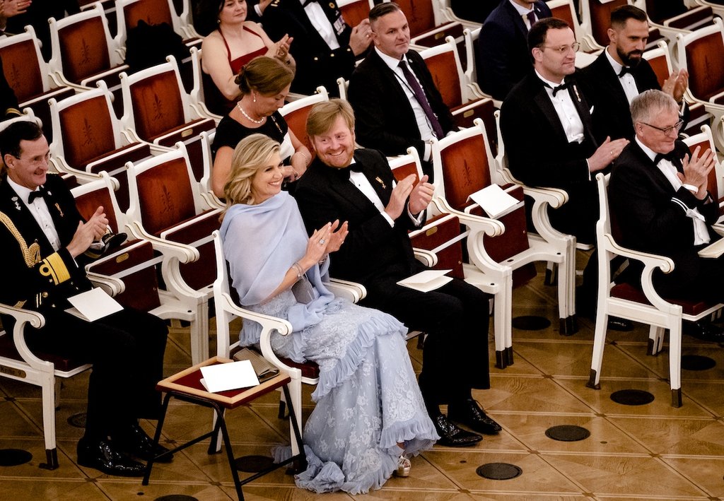 April 2021: The second day of the state visit to Germany was concluded by the King and Queen attending a concert at the Konzerthaus in Berlin. The Concertgebouw Orchestra played with conductor Iván Fischer, and with violinist Sylvia Huang as soloist