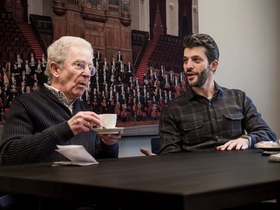 Quinten en Robert de Wijn (foto: Renske Vrolijk:Concertgebouworkest) Interview companions.
