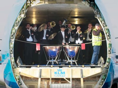 KLM vrachtvliegtuig cargo promotie tournee