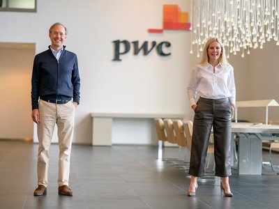Marc Diepstraten en Mariëlle Krouwel - PwC (foto: Mladen Pikulic)